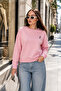 Women's Ceylan Embroidered Two-Thread Sweatshirt 265112 -