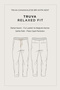 Men's Black Ribbed Detailed Knitted Diagonal Relaxed Fit Trousers A61Y3063 - 7