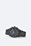 Men's Black Gift Boxed Metal Cord Wristwatch B009037 - 2