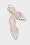 Esmerelda Pointed Toe Women's Shoes with Back Strap and Medium Heel - 2
