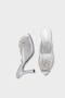 Caitrin Mesh Satin Mid-Heeled Stylish Women's Shoes Slipper - 3