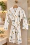 Garson Size Children's Bathrobe 2-14 Years Old Piping Bathrobe - 4