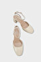 Karmen Round Toe Women's Ankle Strap Mid-Heel Shoes - 5