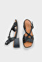 Noreen Genuine Leather Mid-Heeled Women's Sandals - 4