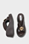 Zarla Stone-Embellished Wedge Heel Daily Women's Slippers - 3