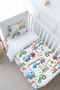 Baby Size (Without Sheets) Duvet Cover Set 100X150 cm - Iconic Series - Colorful Construction Equipment