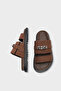 Regan Flat Heels Metal Buckle Pack Comfort Women's Slipper - 4