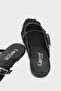 Avie Lace Mesh Embroidered Women's Ballerina Slippers - 5