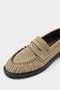Meggan Gathered College Loafer Women's Shoes - 5