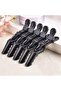 Crocodile hair section clips with non-slip grip for home, parlor and salon use, set of 6 pieces