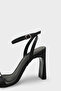 Bessy Square Toe High Heeled Women's Shoes with Metal Accessories and Ankle Strap - 3