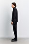 Men's Black Classic Collar Easy-Ironing Wrinkle-Resistant Water-Repellent Comfort Fit Shirt Jacket A62Y2531 - 4