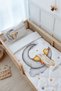 Montessori (Without Sheets) Duvet Cover Set 100X200 cm - Pure Baby Series - Duck Sleeping on the Moon - 3