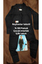 100% Cotton Combed Interlock Children's Winter Thermal Underwear Set Black