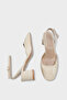 Karmen Round Toe Women's Ankle Strap Mid-Heel Shoes - 4