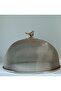 Knitted Steel Fan Dish with Bird Figure, Large Size, 30 cm Diameter, Cake Presentation Fan Dish - 4