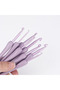 8Pcs Crochet Hooks Purple Crochet Hooks Handmade Crochet Hooks Lightweight Aluminum Needle Yarn Croc - 4