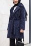 Belted Pocketed Bearded Cap -Laci