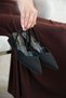 Women's Monaco Low Heel Shoes - Black Suede - 2