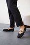 Women's Venily Sequin Flat Ballerinas - Black - 4