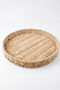 Savana Decorative Tray Handmade Natural Paper Rope 35X4 cm Metal