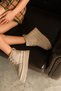 Women's Pastor Fur Short Boots - Skin Leather - 5
