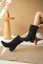 Women's Himenez Cowboy Boots - Black Suede - 2