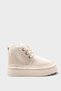 Women's Pastor Fur Short Boots - Skin Suede - 4