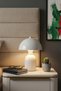 Luna Lampshade Gray Metal Body - 25 cm - Living Room & Bedroom & Lounge Lighting - 5