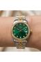 Steel Case Green Dial 2 Year Warranty Jpc.0925 S03036M.4 Women Wristwatch - 2