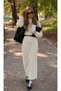 CREAM TRICOT DRESS - 3