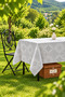 Pvc Fiber Tablecloth – Wipeable, Waterproof, Modern Pattern, for Kitchen and Dining Table - 2
