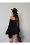 Off-The-Shoulder Asymmetrical Mini Dress E.H Collection - 5