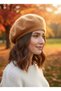 Angora Wool French Painter Hat - Soft Winter Beret - 2