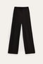 Women's Brown Tie-Waist Wide Leg Pants