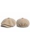 Trend Men's British Style Woolen Cap Hat & Thessaloniki Knitted Tassel Scarf Set - 2