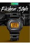 ساعة يد رجالية رقمية تناظرية متعددة الوظائف - 3