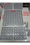 Coffee Table Cover Set/1pc(60X60CM) Square Coffee Table Runner,4 pcs(33X33CM) Nesting Cover/total 5 Pieces/