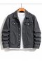 Men's Jean Denim Standard Fit Pocketed Buttoned Jeans Jacket - 8