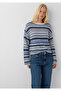Striped Jacquard Sweater Loose Fit / Relaxed Fit 1710975-84057 - 3