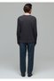 Half Button Long Sleeve Anthracite T-Shirt Slim Fit / Narrow Cut 0620261-82908 - 4