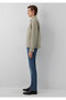 Zippered Khaki Jacket Regular Fit / Normal Cut 0110954-70354 - 4