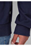 Crew Neck Navy Blue Basic Sweatshirt 0S10457-70497 - 7