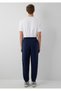 Printed Navy Blue Sweatpants 0010641-70497 - 5