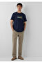 Printed Navy Blue T-Shirt Regular Fit / Normal Cut 0613520-70490 - 2