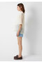 Transparent Beige Shirt with Hole Detail Loose Fit / Relaxed Fit 1614246-70072 - 4
