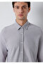 Striped Gray Knitted Shirt Slim Fit / Narrow Cut 0211858-A7312 - 7