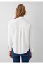 Ecru Viscose Shirt Regular Fit / Normal Cut 1211620-70057 - 5