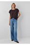 Women's Brown T-Shirt 167245-89103 - 2