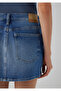 90S Indigo Blue Jean Shorts Skirt 1421035-A3182 - 8